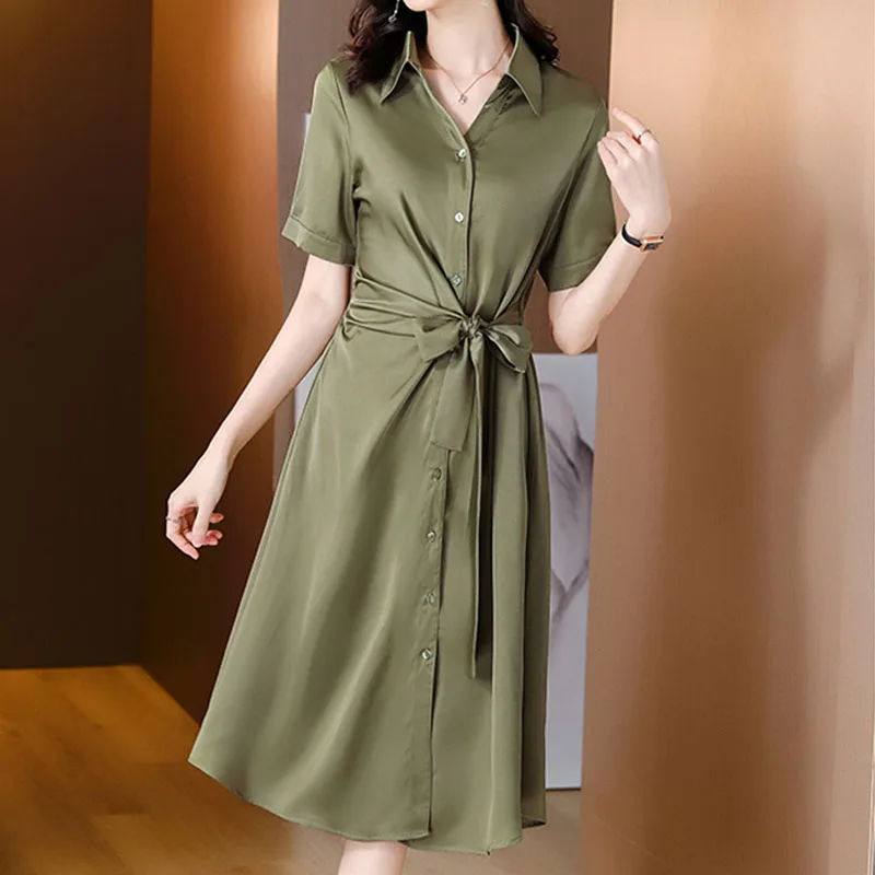 

Платье-Макси женское с цветочным принтом, V-образным вырезом и высокой талией