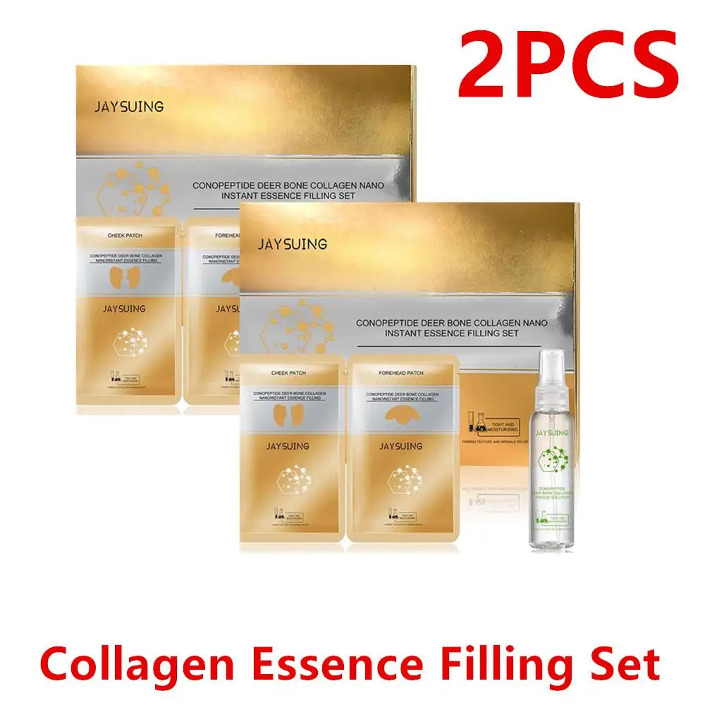 

Get Radiant Skin with Deer Bone Collagen Essence Set for Youthful Look - 2PCS Instant Peptide Filling 2023 Collagen infused!