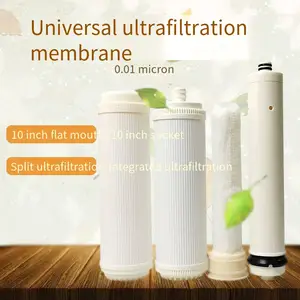 Universal 10inch Flat Socket UF Ultrafiltration Membrane Cartridge Hollow Fibre Water Filter Membrane
