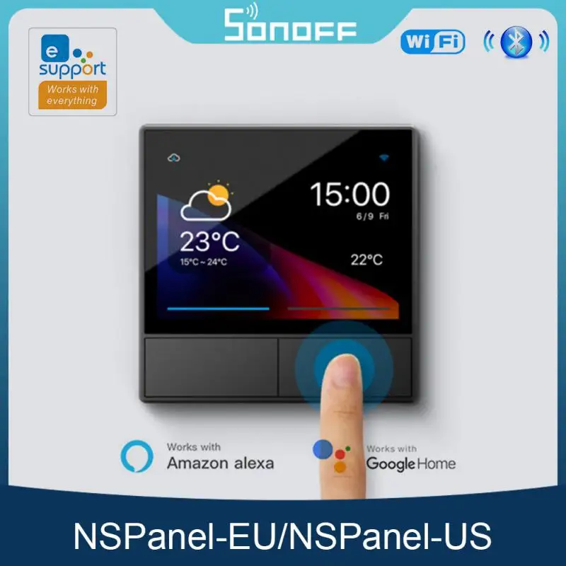 

Панель переключателя SONOFF NS, настенный термостат с Wi-Fi и функцией «все в одном» для Alexa, Google Home, Alice