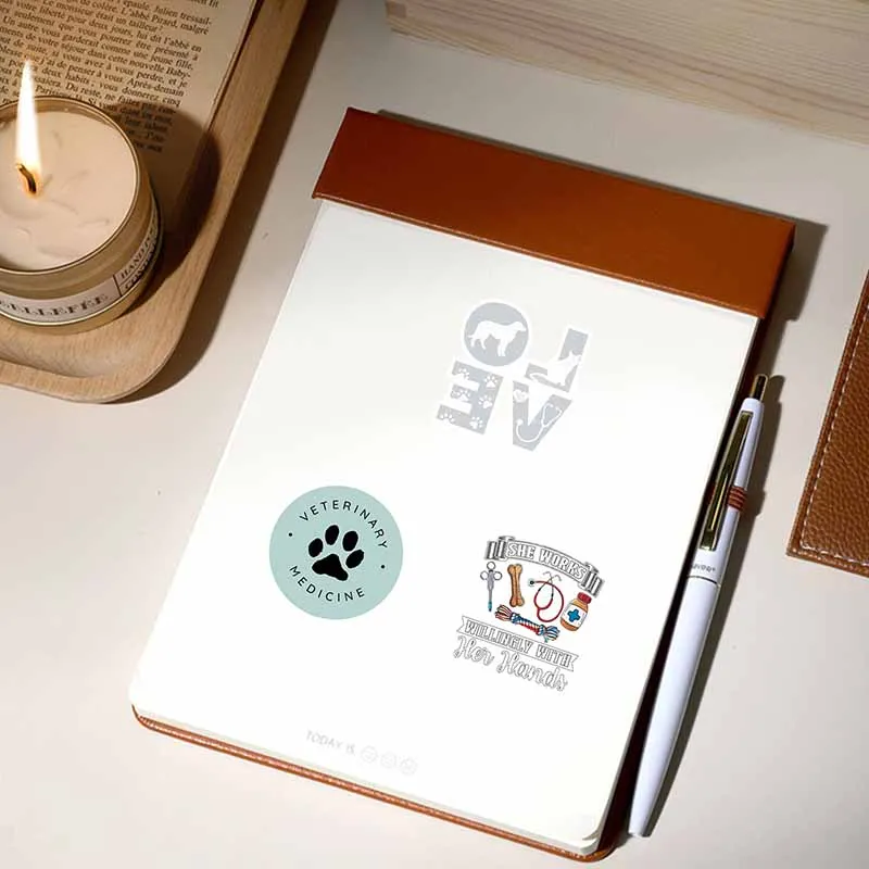 50 шт. ветеринарная серия милые наклейки с граффити чемодан ноутбук гитара