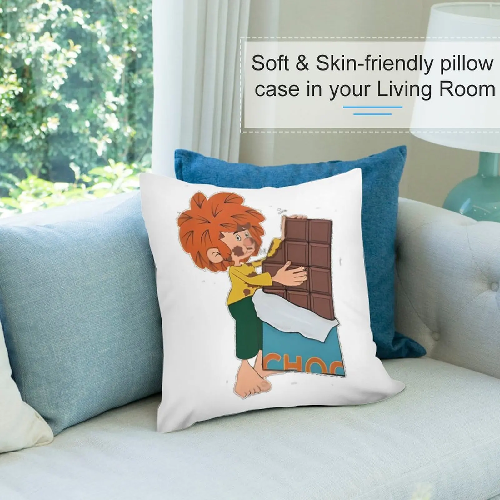 Pumuckl isst Sch Fisk Декоративная подушка аниме девушка Наволочки Подушки для кровати