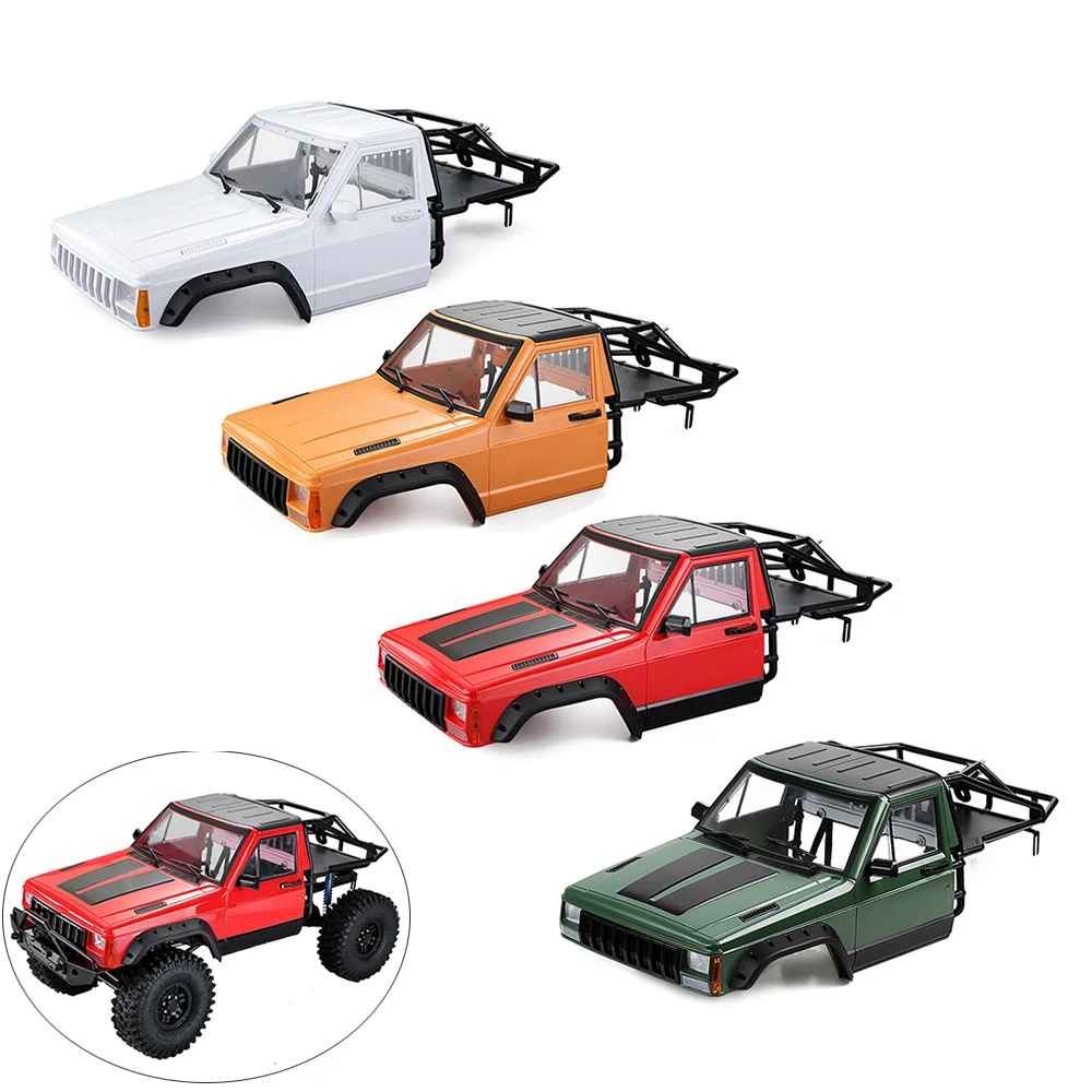 

The New Cherokee hard plastic Forward-Cab Body nylon Rear Cage for 1/10 RC Crawler Traxxas TRX4 SCX10 90046