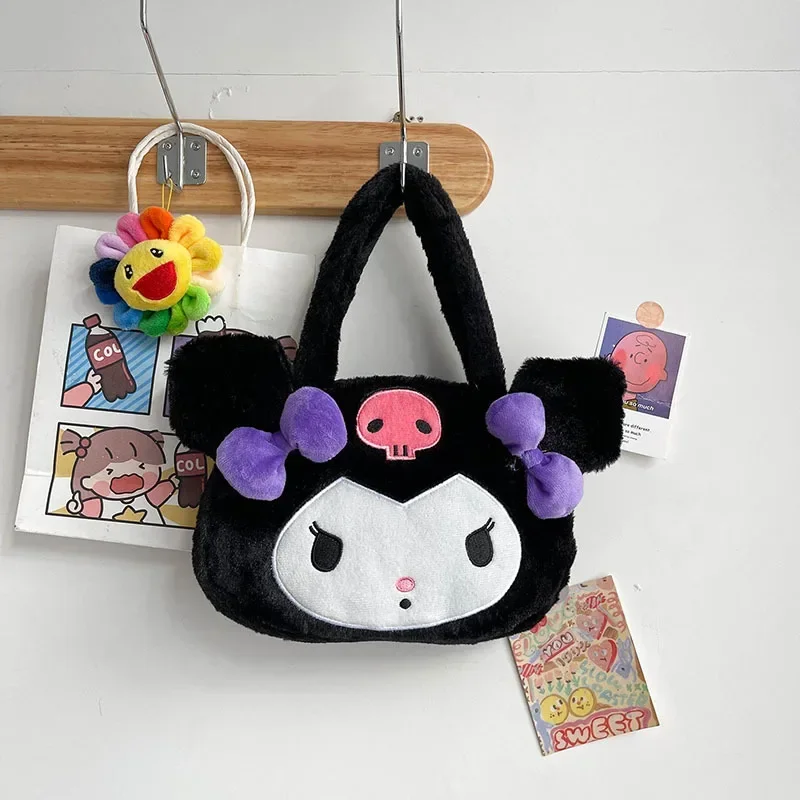 

Sanrioed Kawaii аниме мультфильм серия Kuromi пудинг собака креативная высокая цена милая плюшевая сумка женская сумка подруга праздничный подарок