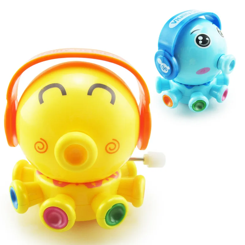 1 Pieces Random Color Baby Funny Kids Toys Clockwork Toy Mini Animal Pull Back Jumping Dog/Lion Wind Up Toys for Children Boys
