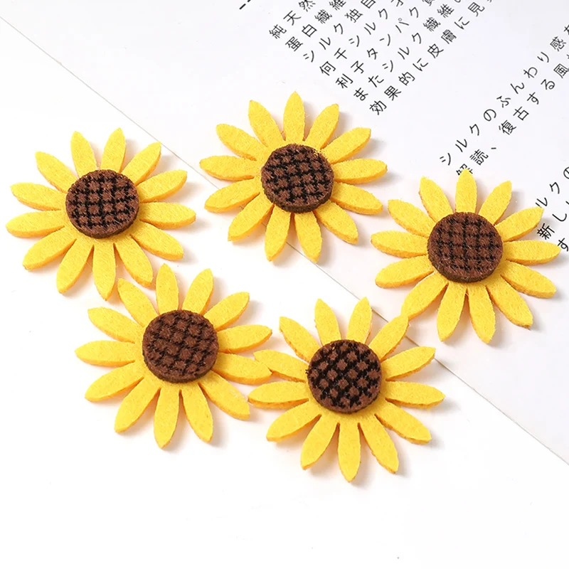 

10Pcs Silk Sunflower Artificial Flowers Head For Wedding Party Home Decoration DIY Christmas Wreath Scrapbooking Daisy Flowers