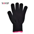 1 шт. термостойкие перчатки для укладки волос, инструмент для завивки, прямой плоский утюг, черные термоперчатки для завивки, перчатки