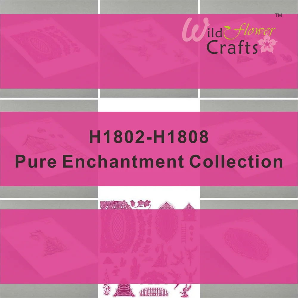

Pure Enchantment Die Collection cutting dies scrapbooking die cut craft dies Paper Making die 2023 new crafts Printed Sheet