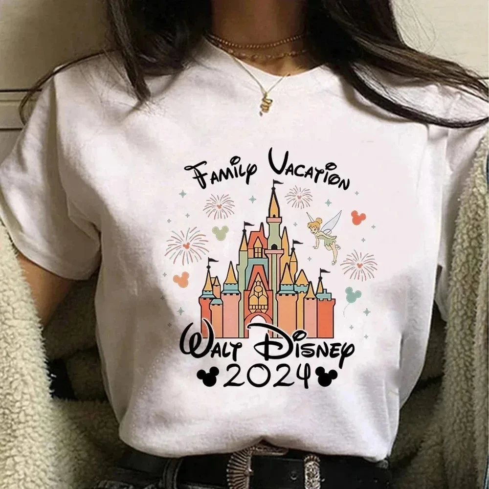 Новинка 2024 футболки Disney Trip Забавные с Микки и Минни детские рисунком папы мамы