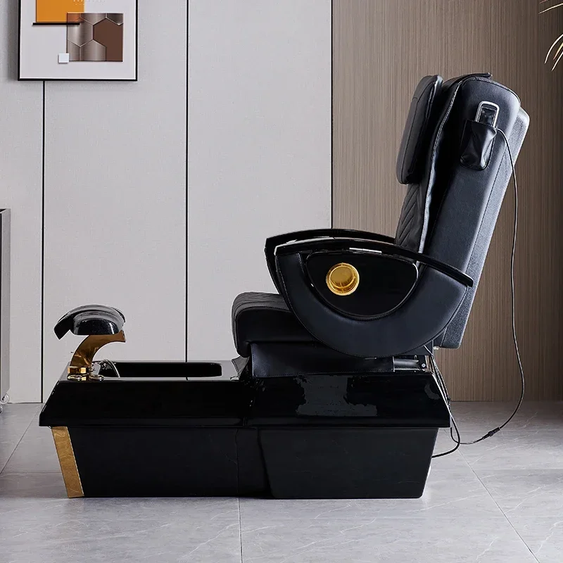 Салон для ногтей электрическое откидное массажное кресло маникюра спа ног