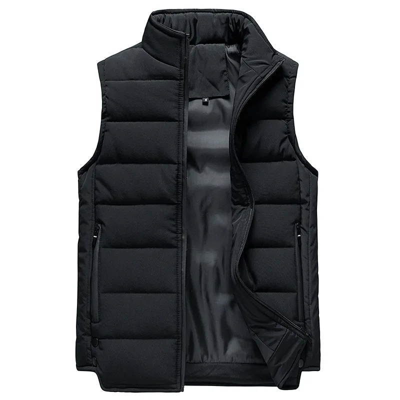 

2022 Men's Vest New Autumn Winter down Cotton-Padded Vest Men's Thermal Vest Men's Korean Style Casual Vest mens jacket
