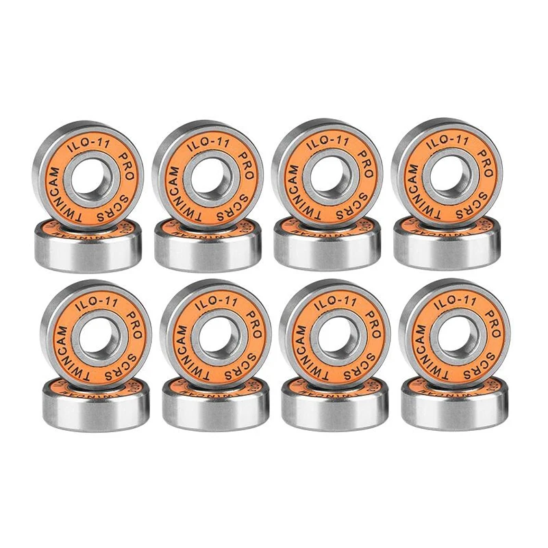 

16Pcs ILQ-11 Skate Scooter No Noise Oil Lubricated Smooth Skate Bearing Longboard Speed Inline Skate Wheel Bearing