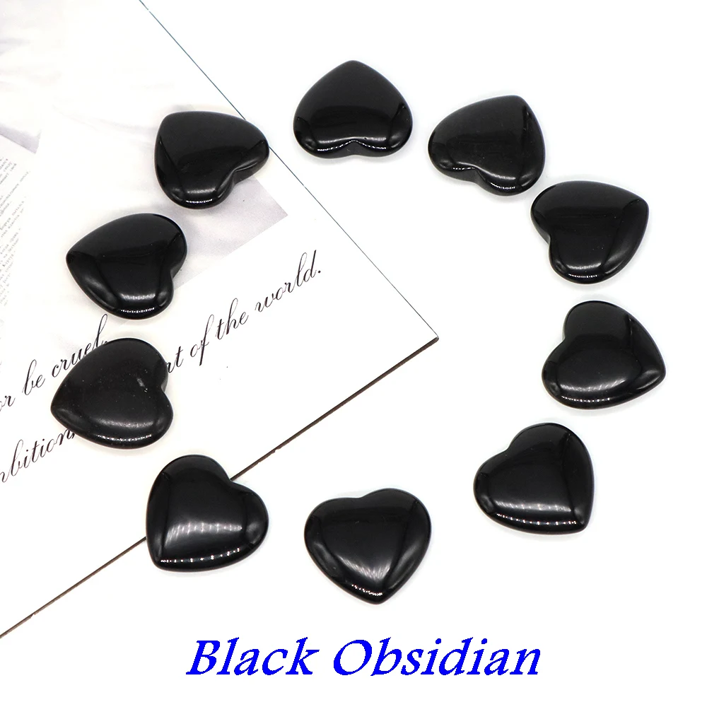 

Украшение из натурального камня, 20 мм, в форме сердца, искусственные кристаллы, чакра рейки, сделай сам, серьги, ожерелья, ювелирные изделия, подарок