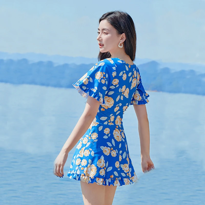 New Arrival Women Swimwear Two Piece Swimming Suit Separate Swimsuit 2023 Boxer Bottom Bathing Suit Beach Dress Beachwear