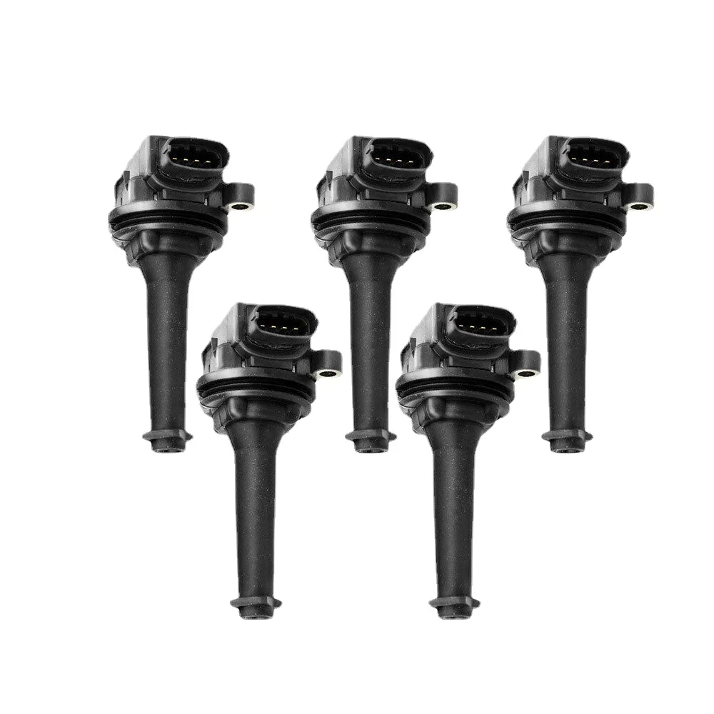 

Kbkyawy 5x Ignition coils Pack for Volvo C70 S70 XC70 XC90 S60 L5 L6 UF341 C1258 9125601