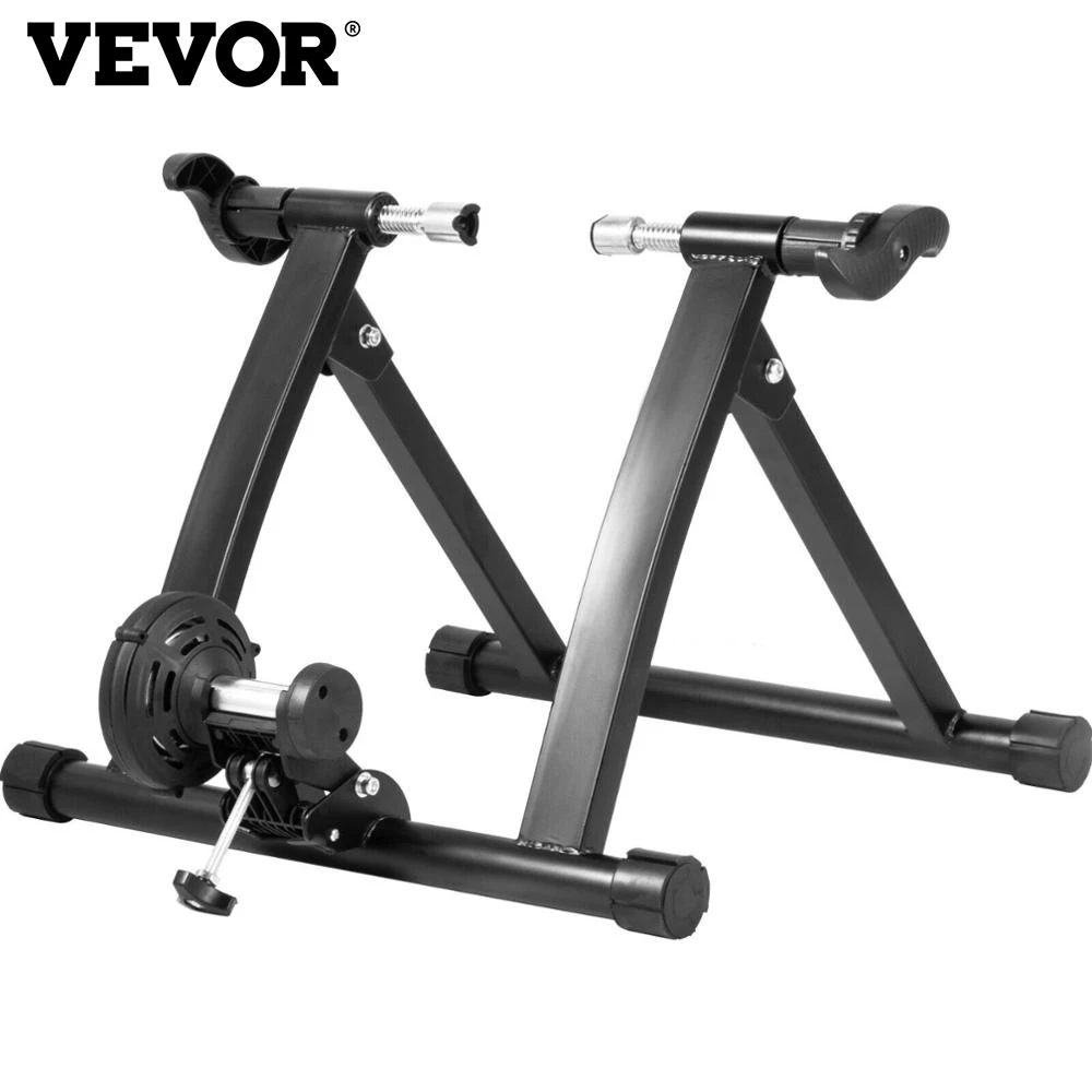 

VEVOR Indoor Magnetic Bike Trainer Stand Cycling Training Roller Bicycle Rack Holder Stand for 26-29 Inch Wheel