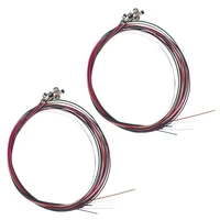 2 set rainbow colorful color string for acoustic guitar