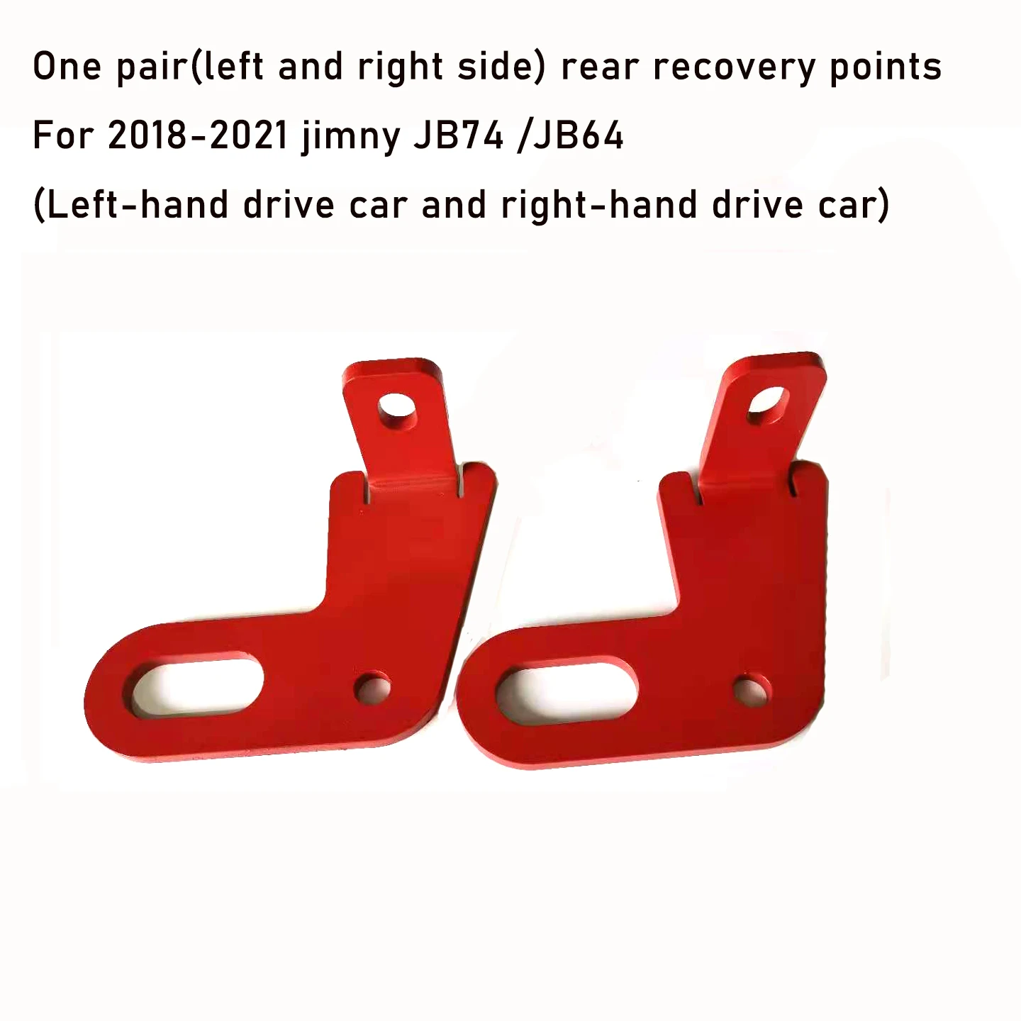 

Опорные точки заднего фаркопа автомобиля для Suzuki Jimny JB64 JB74w 2018 2019 2020 2021 2022 2023, внешние детали, поддержка буксирного крюка