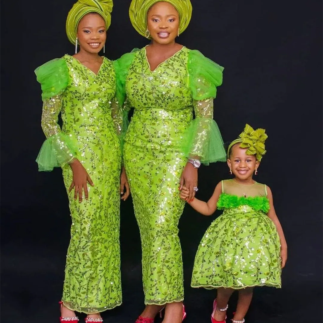 

African Lace Fabric 2022 High Quality Lace With Sequence French Mesh Lace Fabric For Dress Sewing Nigerian Lace Fabrics