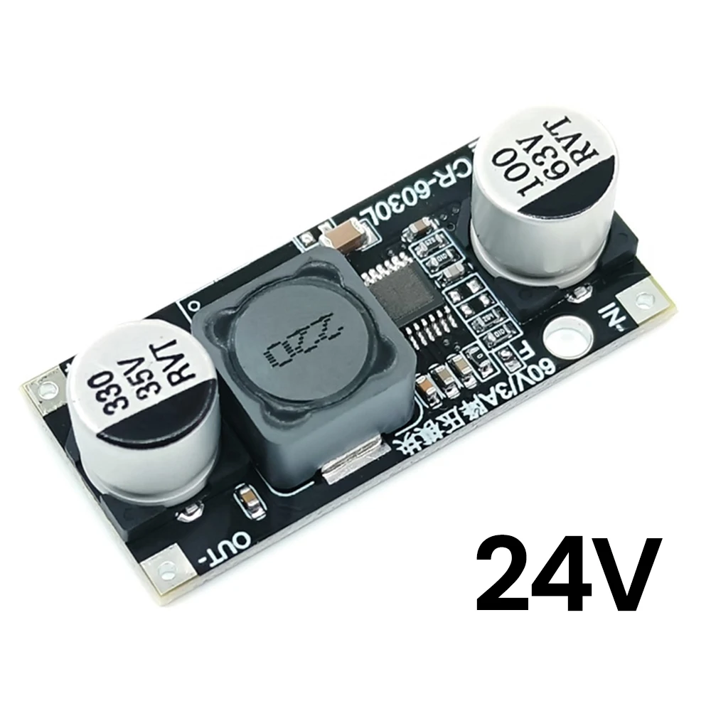 

Aideepen DC-DC Buck Module Регулятор напряжения 60V 3A 3.3V/5V/12V/24V