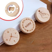 creative wooden fridge magnets bottle opener cute home decor stylish wood magnetic stickers for message board blackboard magnets