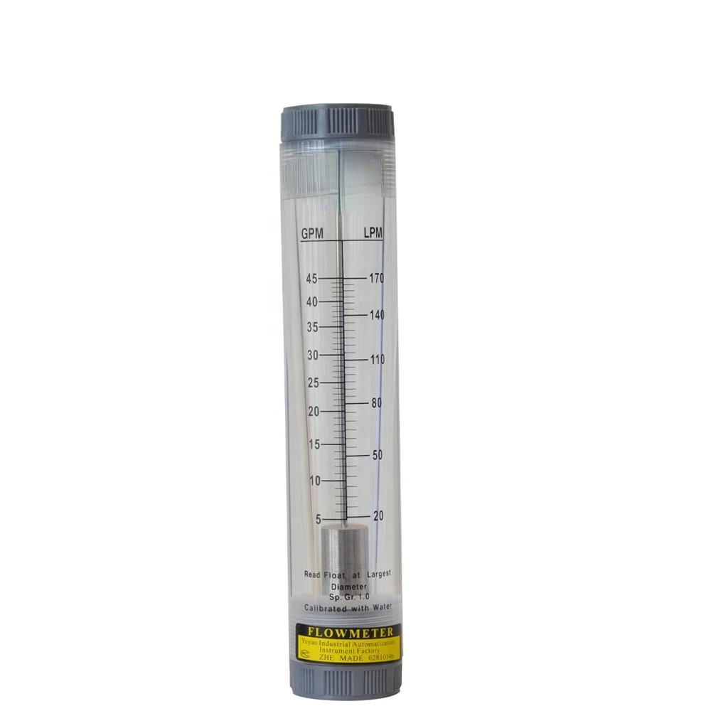 Acrylic Inline  Brass PVC  Liquid Rotameter Tri Clamp Flow Meter  Water Flow Sensor