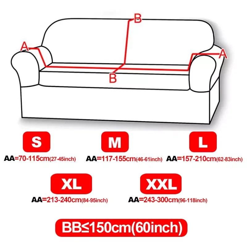 

2023 Waterproof Sofa Cover Armchair Slipcover 1/2/3/4 Seater Cover Stretch Plaid Sofa Cover Furniture Protector For Home Living