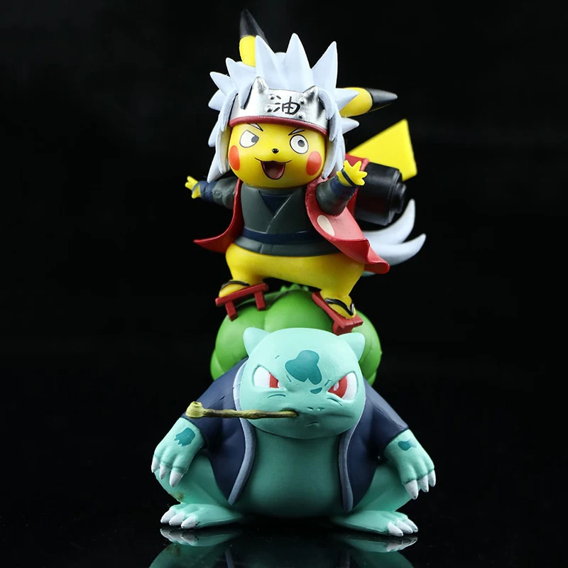 

Anime Pokemon Pikachu Cosplay NARUTO Jiraiya GK Collection Birthday Gifts Decoration Action Figure Statues