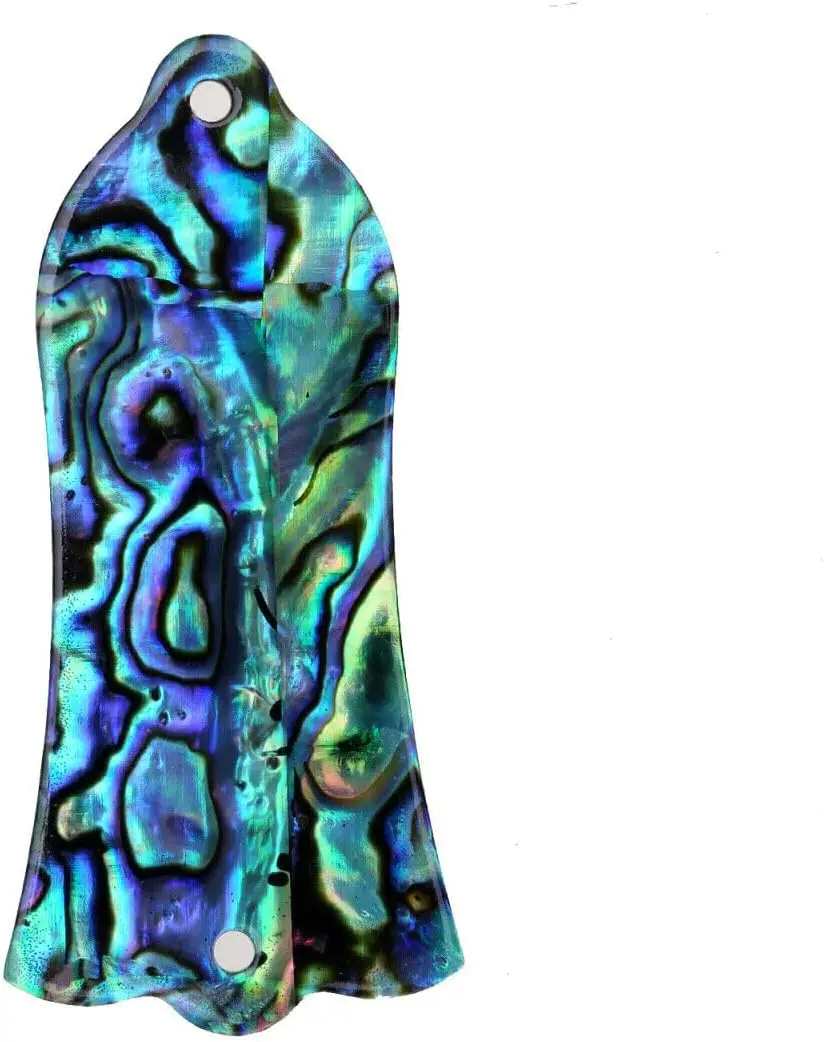 

Крышка для гитарного стержня с 2 отверстиями, крышка стержня из натуральной перламутровой фермы с винтами, в форме колокола подходит для гитары Les Paul LP SG