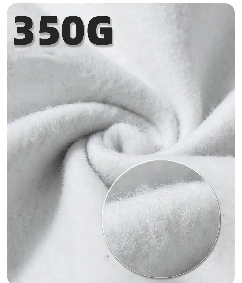 Мужские новые плюшевые прямые штаны с капюшоном и широкими штанинами логотипом