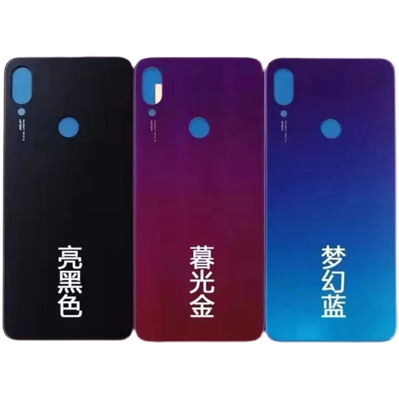 

10pcs Battery Cover for Xiaomi Redmi Note 7 Pro for Redmi Note 7 Back Cover Case Glass Door Panel Case