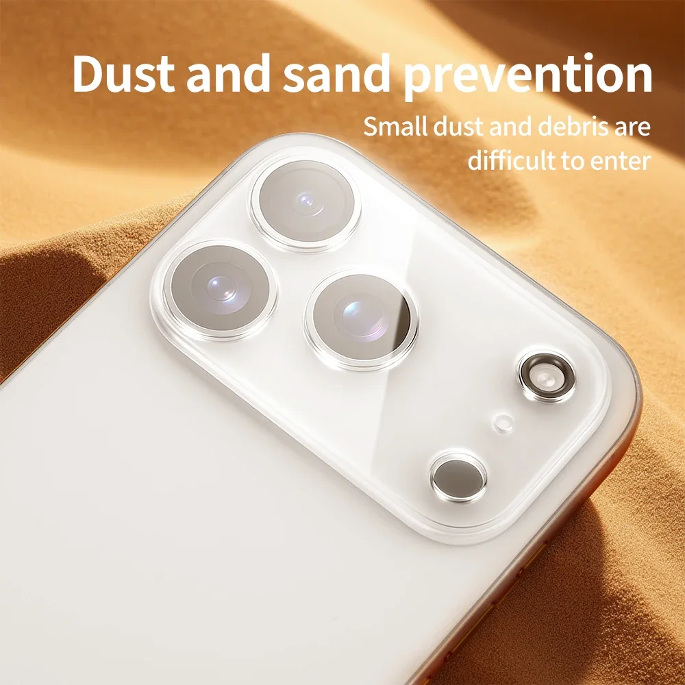 Фото 4 шт. защитных стеклянных пленок HD для объектива камеры iPhone 17 Pro Max 13 11 12 14 Pro Max 15 16 Plus Mini 17 Air, прозрачная пленка для задней линзы №3