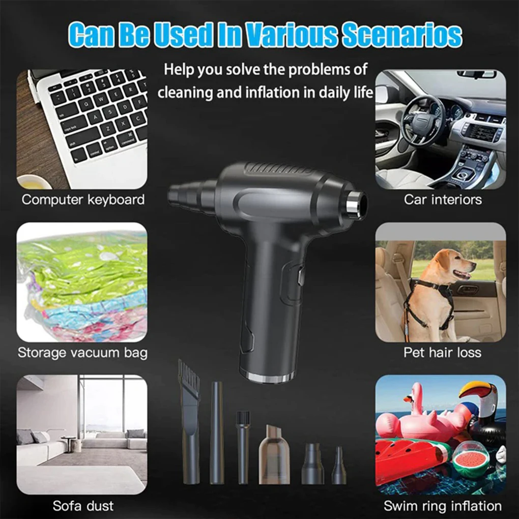 Беспроводной ручной пылесос для автомобиля домашний бесщеточный двигатель 8000 па