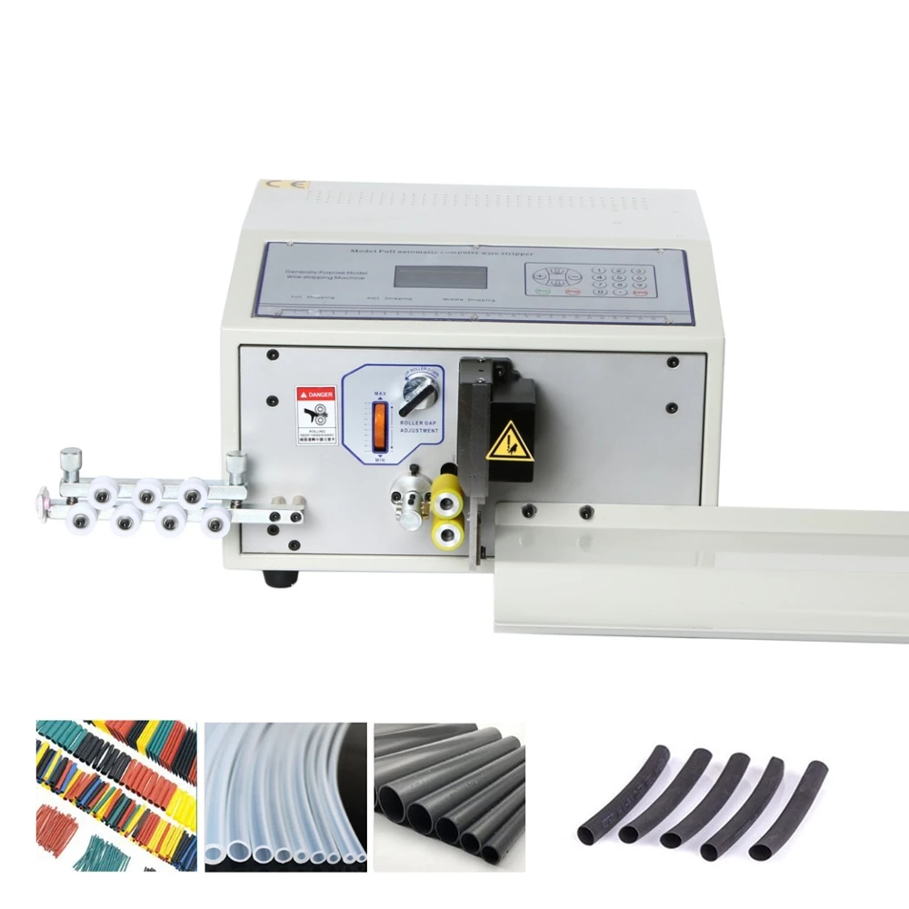 

LY SWT508-QG Automatic Wire Tube Sleeving Pipe Cutting Machine For Wire Cable Cutting Stripping Peeling Machines 220V 110V