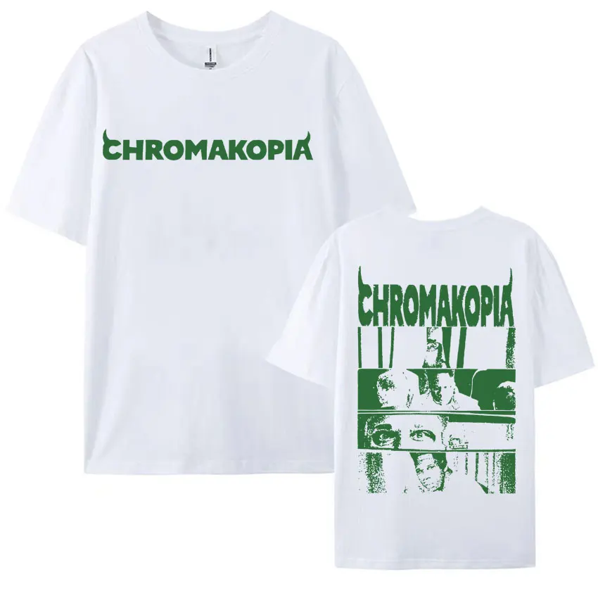 Tyler The Creator Chromakopia Album Tour Tshirts Men Women Casual O-Neck Short Sleeve T-shirt Oversized 100% Cotton T Shirt Tops