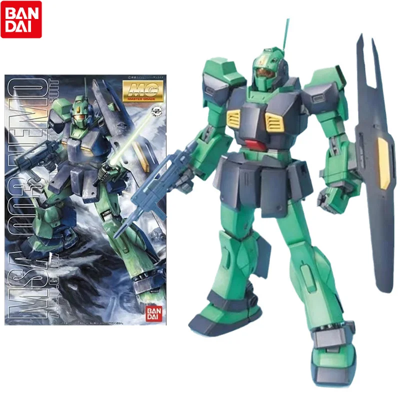 

Оригинальная модель Bandai Gundam в комплекте, аниме-фигурка MG 1/100 MSA-003 Nemo, коллекция Gunpla, аниме экшн-фигурки, игрушки для детей