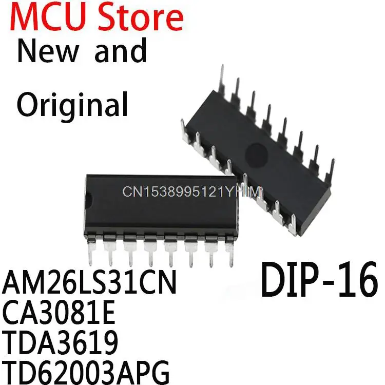 10 шт. DIP16 AM26LS31N DIP-16 26LS31 DS26LS31CN DIP CA3081 CA3081F 3619 TD62003AP TD62003 AM26LS31CN CA3081E TDA3619 TD62003APG