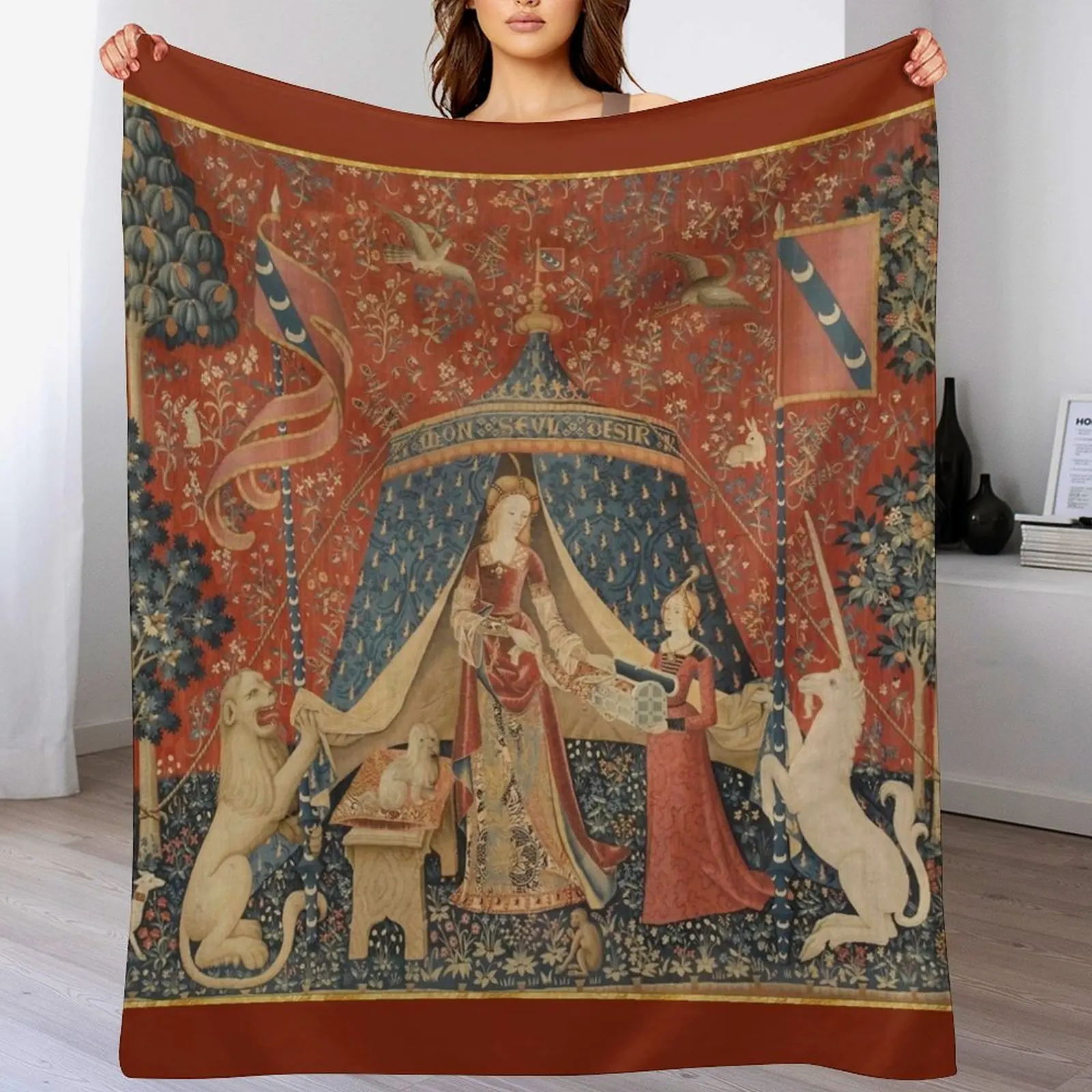 Плед-одеяло с единорогом для малышей