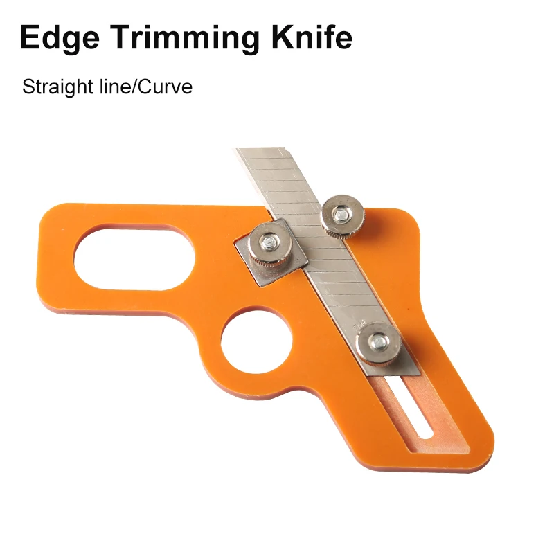 Woodworking Edge Trimming Knife Manual Planing Wood Curve Right Angle Planer PVC Scraping Edge Artifact Scraper Deburring Tool