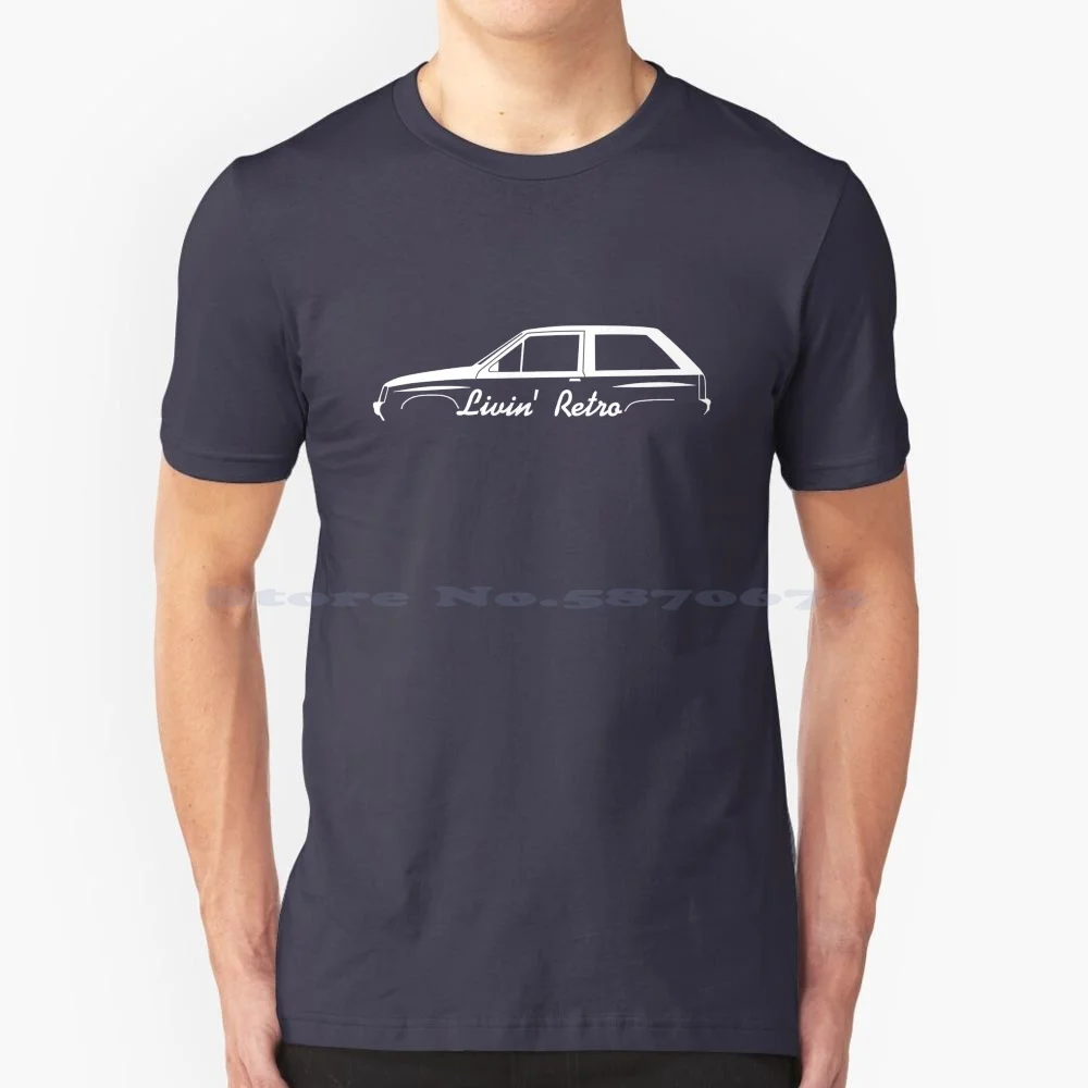 Футболка Livin Retro-A | 3-дверная 1982-1993 100% хлопок для Opel Corsa