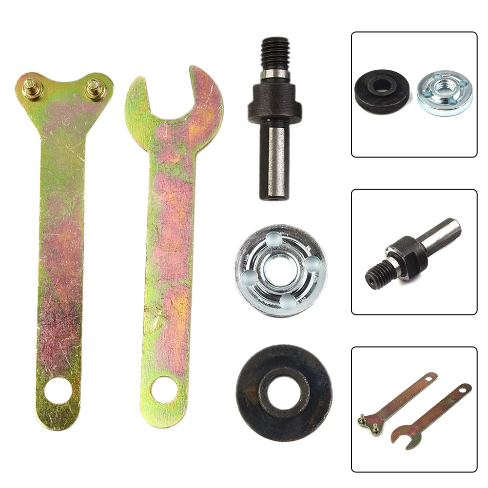 

5pcs 10mm Electric Drill Conversion Spindle Adapter Angle Grinder Connecting Rod For Cutting Disc Polishing Wheel Metals Handle