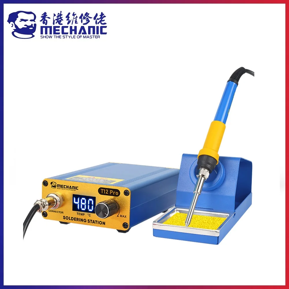 Умный антистатический светодиодный цифровой электронный паяльник MECHANIC T12 Pro |