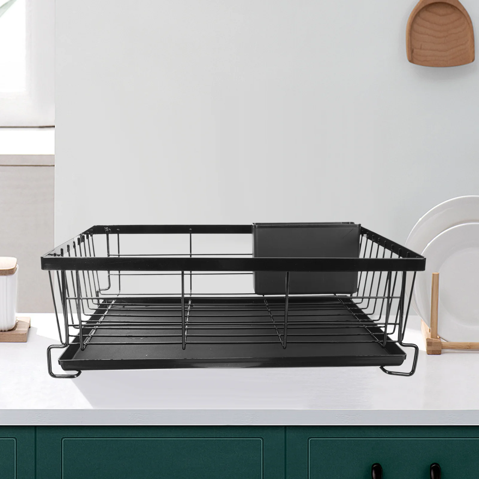 

Household Dish Draining Rack Kitchen Dish Holder Metal Dish Drying Rack