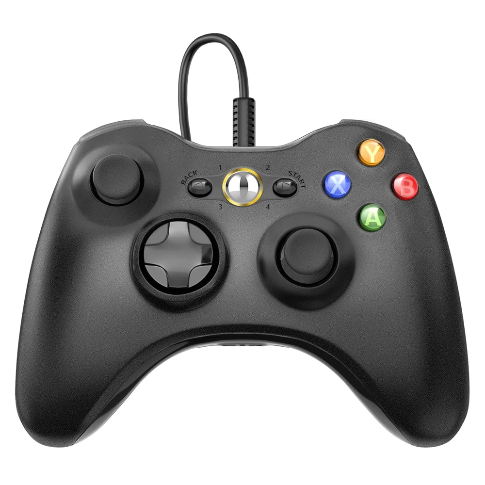 

Wired Gamepad Xbox 360 Controller For Microsoft Xbox 360/Slim/Elite Console Windows 10/8/7 Game Joystick
