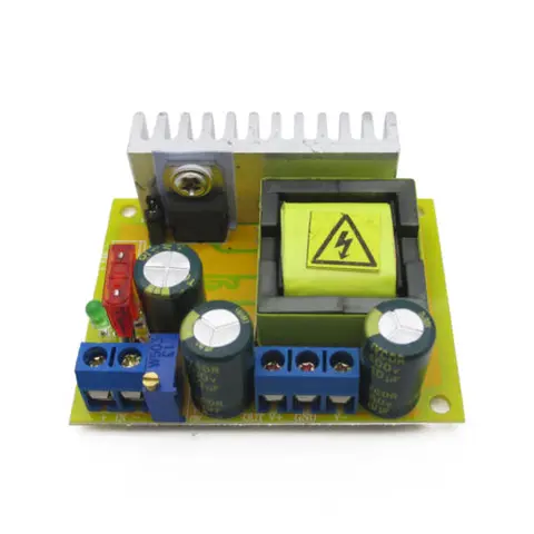 Capacitor ZVS Ajustável Placa de conversor de reforço de alta tensão DC-DC DC 8-32V a 45 ~ 390V/DC 8-32V para ± 45V-390V Módulo Boost Step Up