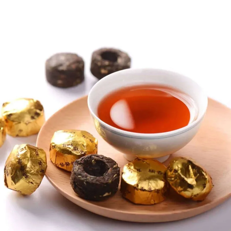 

250 г самый старый китайский Юньнань спелый чай пуэр ручной работы зеленый чай для ухода за здоровьем потеря веса