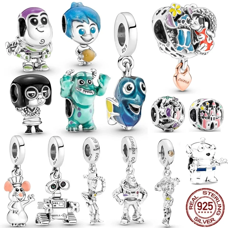 Подвеска-Шарм Гарри поттерс из серебра 2022 пробы с Микки-звездами |