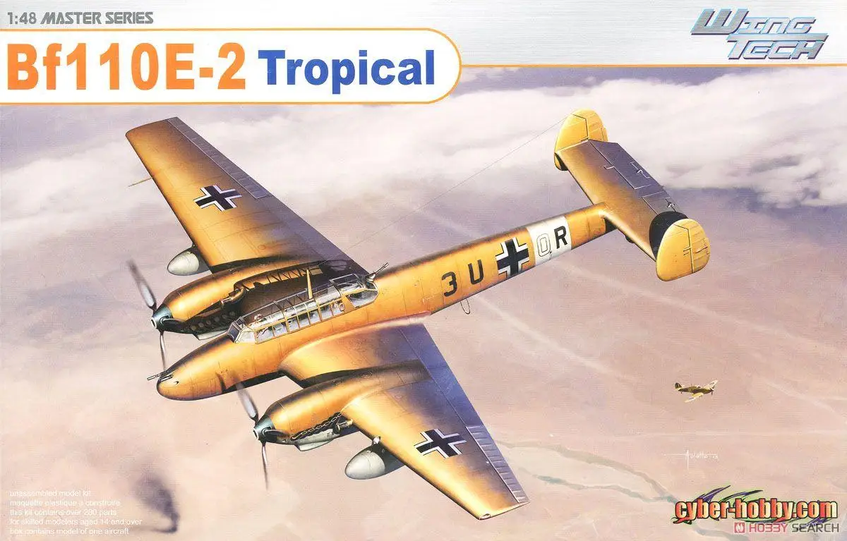 

Набор модели Dragon 5560 1/48 WW.II Немецкий Messerschmitt Bf 110E-2 слишком