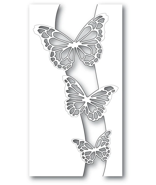 

BUTTERFLY SWELL Craft Die 99718 Metal cutting Dies Scrapbook Diary Decoration Stencil Embossing Template DIY Greeting Card