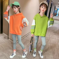 girls suit sweatshirts%c2%a0pants cotton 2pcssets%c2%a02022 hooded spring summer outfits%c2%a0sports sets kid tracksuit children clothing